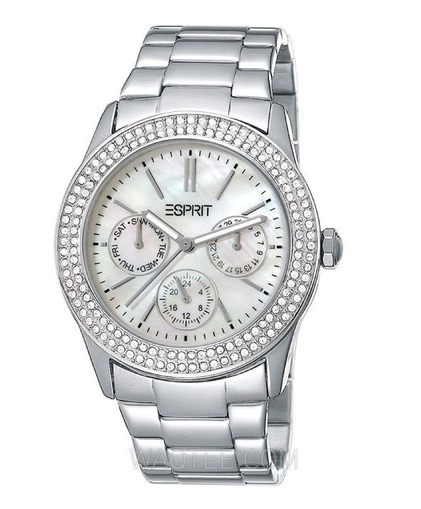Esprit Peony Multifunction Silver Stainless Steel For Women | ES103822008 | Watch | Watches | Gifts