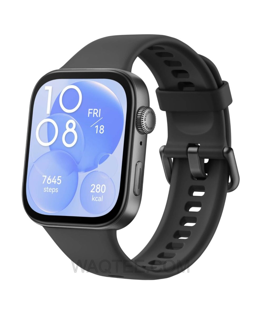 Huawei Watch Fit 3 Bluetooth Calling Black Fluoroelasto Strap Unisex | SLO-B09-BLACK | Watch | Watches | Gifts