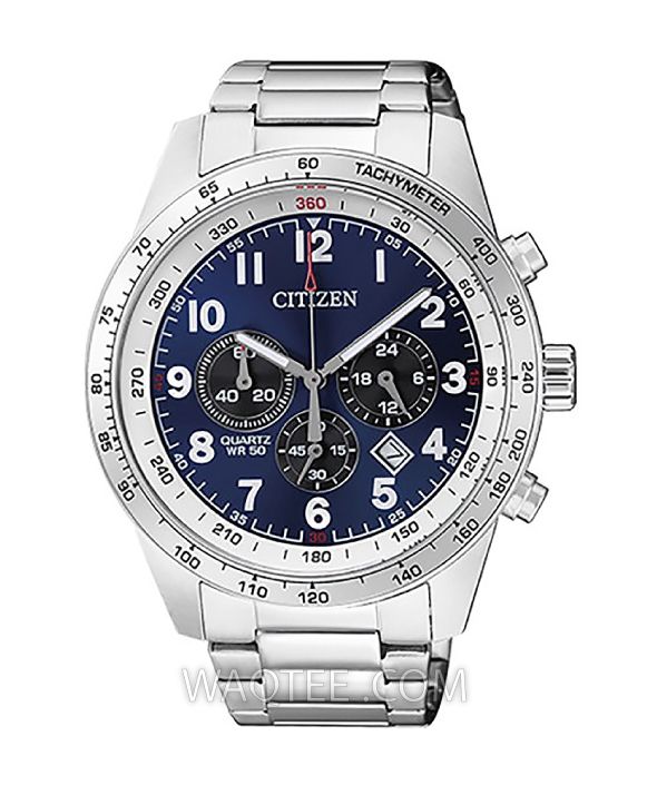 Citizen Chrono Silver St.Steel Blue Dial For Men | AN8160-52L | Watch | Watches | Gifts
