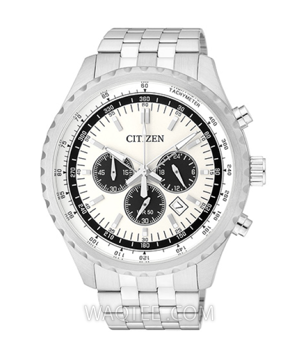 Citizen Chrono Silver St.Steel White Dial For Men | AN8068-55A | Watch | Watches | Gifts