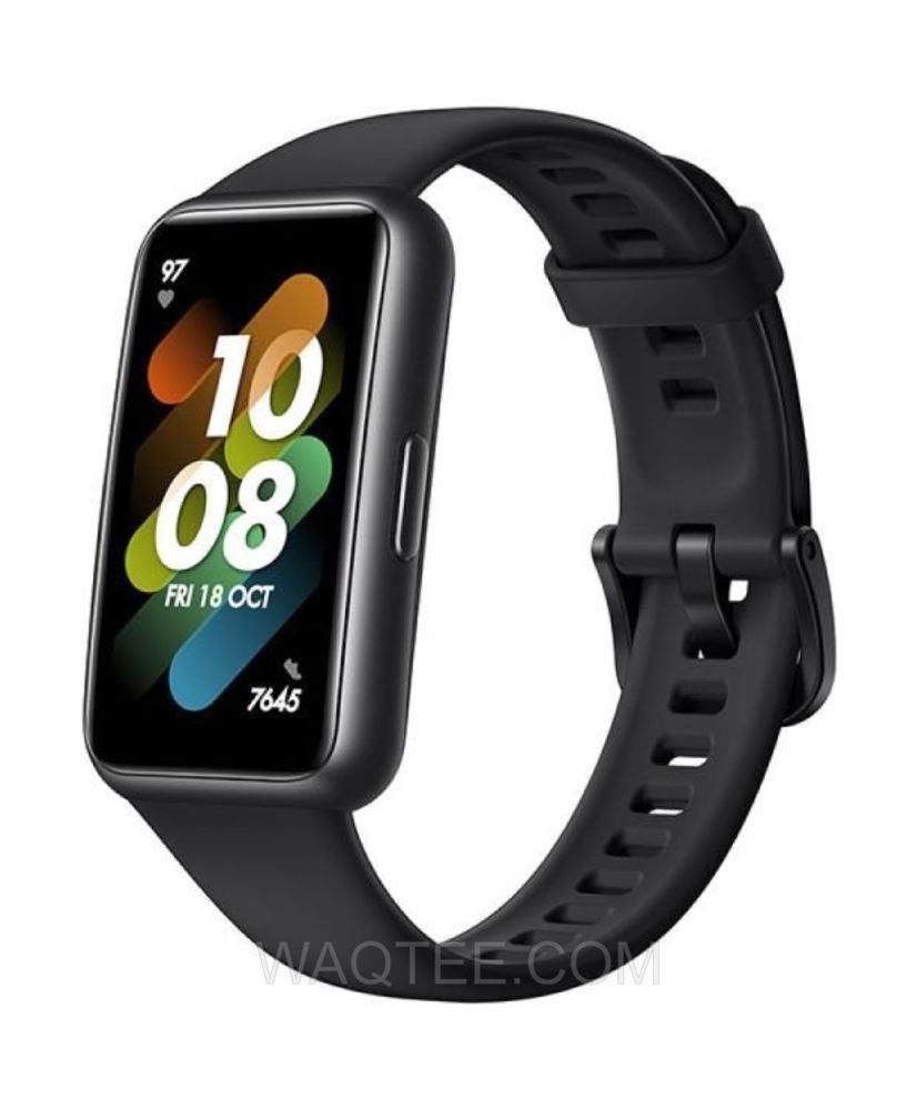 Huawei Watch Band 7 thin Black Rubber  | LEA-B19-Black | Watch | Watches | Gifts