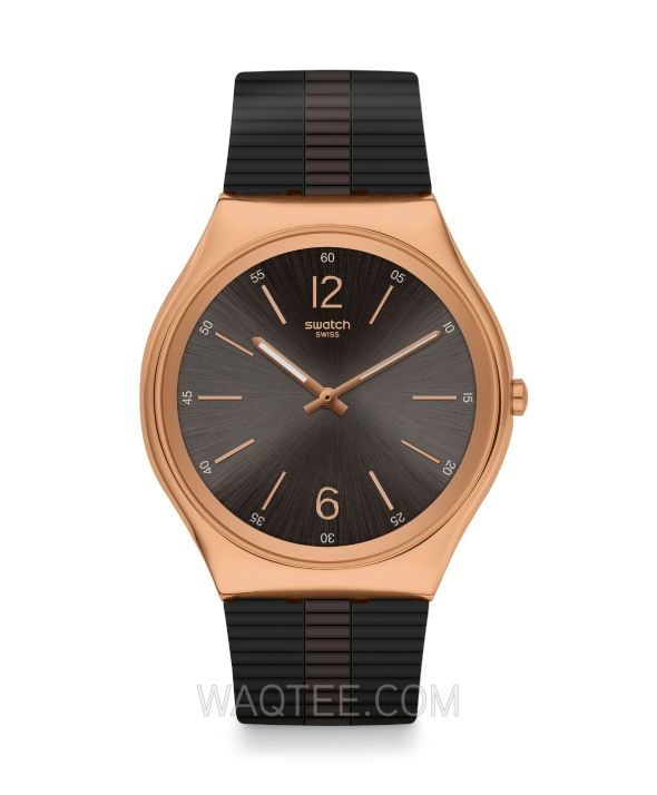 Swatch BIENNE BY NIGHT Black Rubber Black Dial For Men | Watch | Watches | Gifts