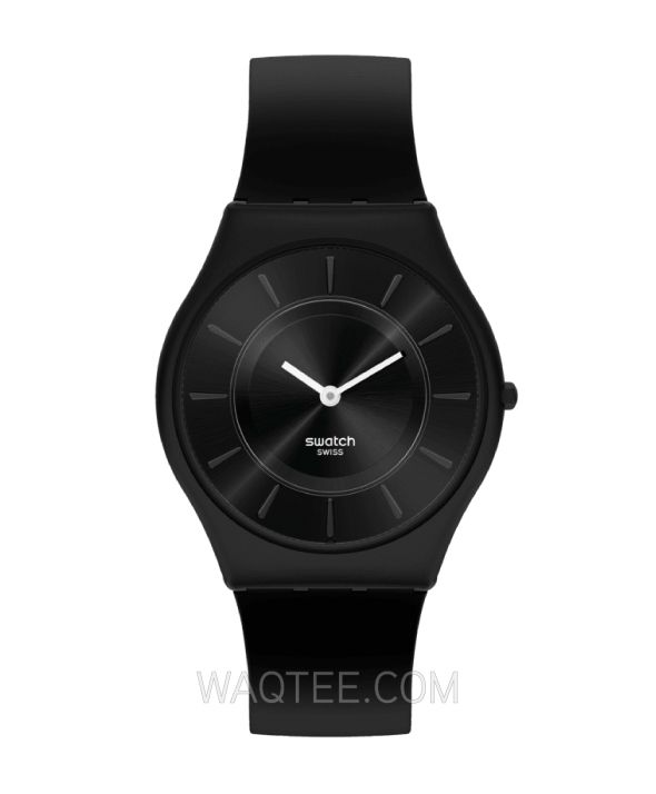 Swatch Liquirzia Black Rubber Black Dial For Women  | SS08B100 | Watch | Watches | Gifts