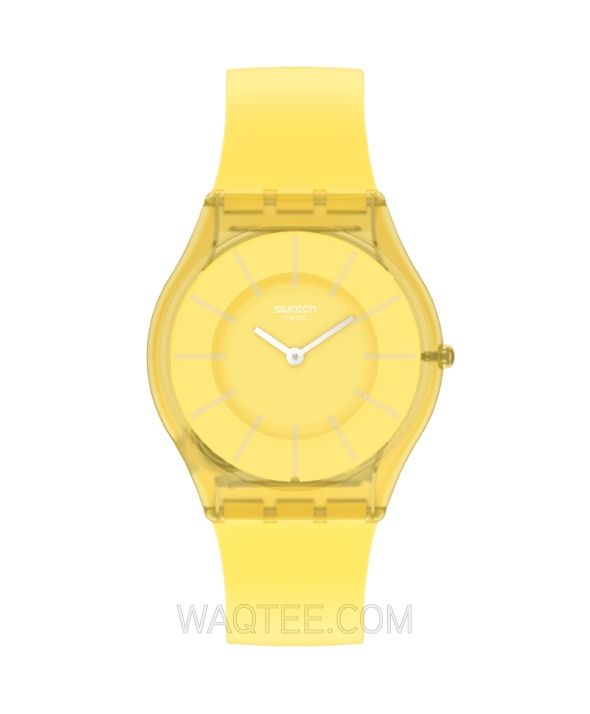 Swatch Lemonata Yellow Rubber Yellow Dial For Women | SS08J100 | Watch | Watches | Gifts