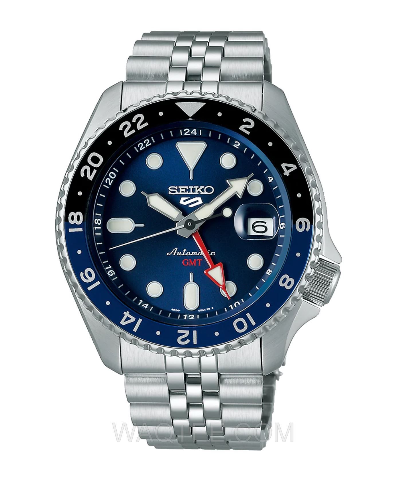 Seiko 5 Sports Blueberry Silver St. Steel Dark Blue Dial Automatic For Men | SSK003K1 | ساعة يد | ساعات | هدايا