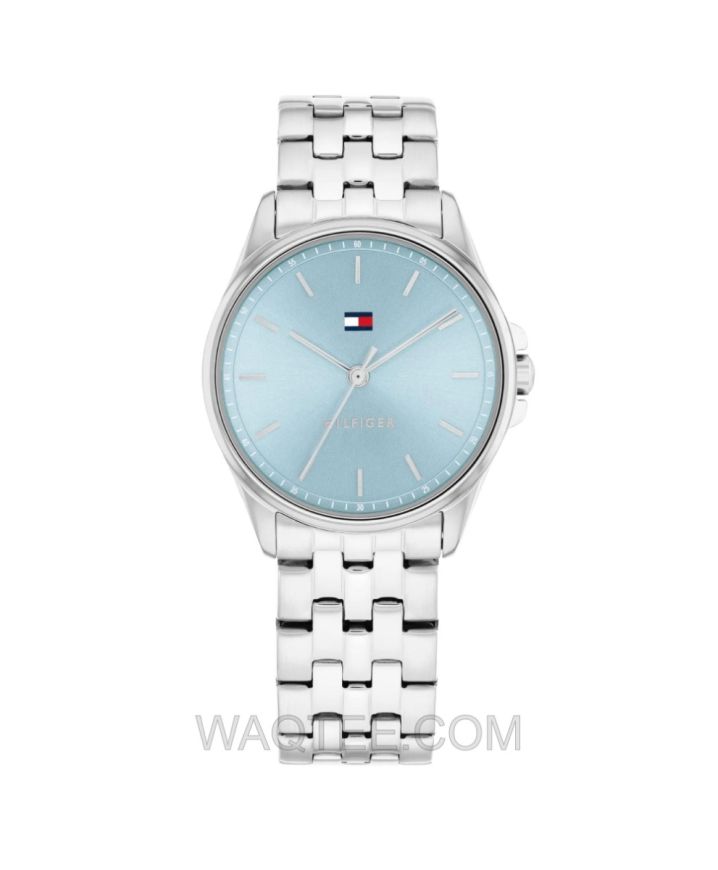 Tommy Hilfiger Jad Silver St. Steel Blue Dial For Women