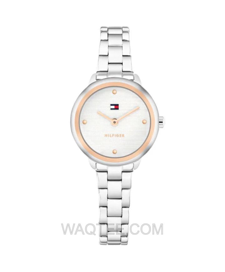Tommy Hilfiger Demi Silver St. Steel Silver Dial For Women