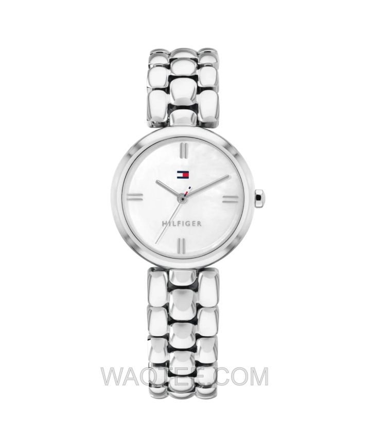 Tommy Hilfiger Annie Silver St. Steel White Dial For Women