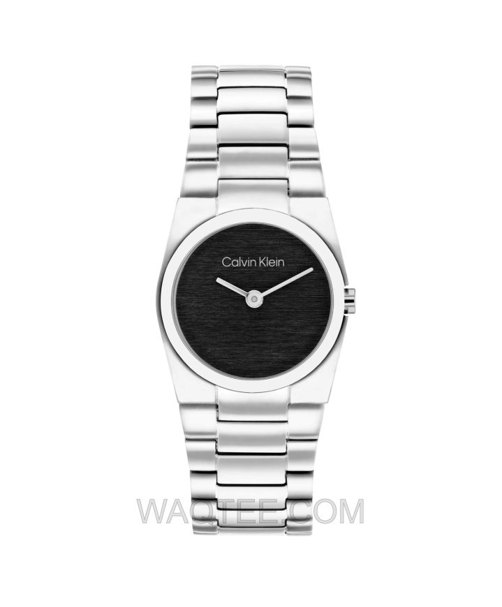 Calvin Klein Unite Silver St. Steel Black Dial For Women
