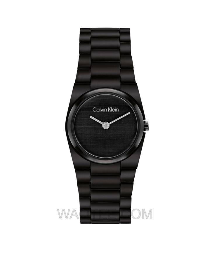 Calvin Klein Unite Black St. Steel Black Dial For Women