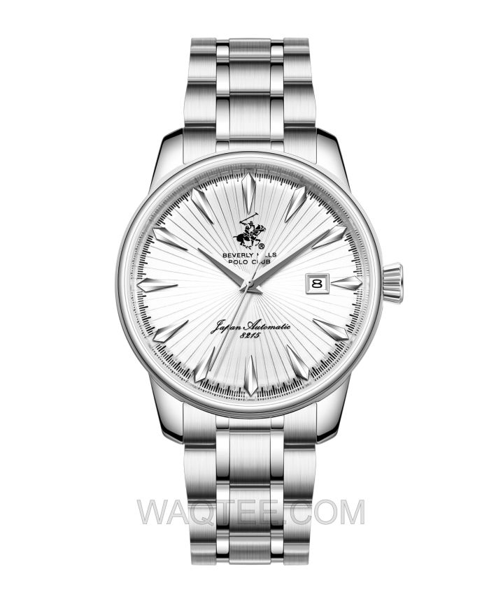 B.H. Polo Club Warden Automatic Silver St. Steel Silver Dial For Men
