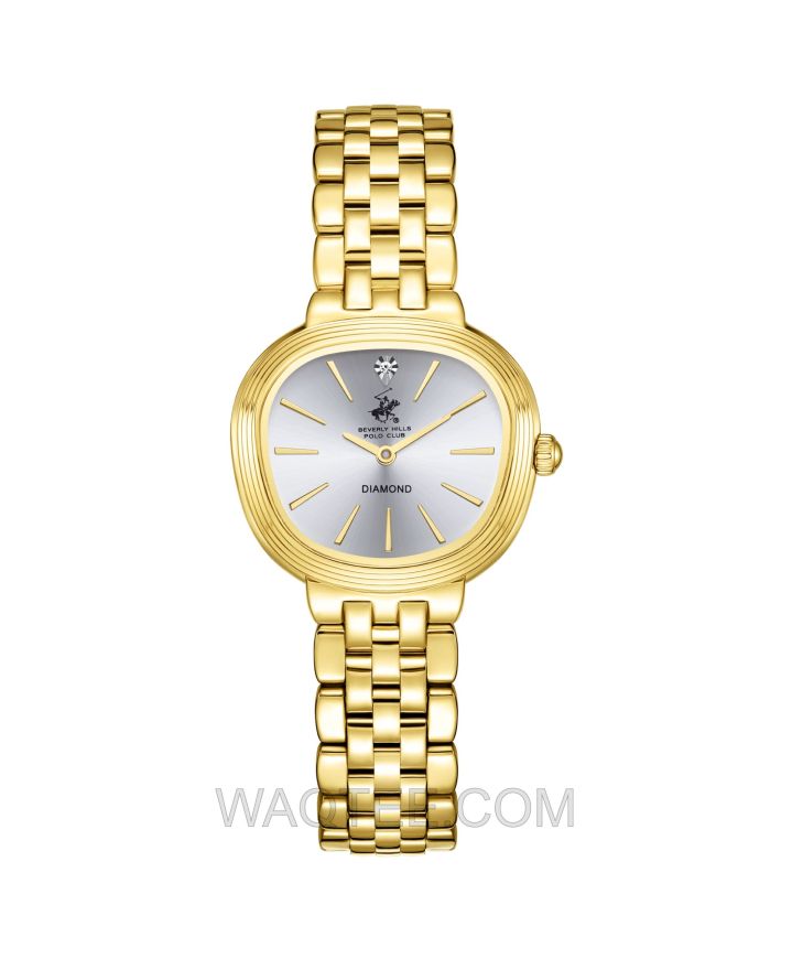 B.H. Polo Club Florine Golden St. Steel Silver Dial For Women