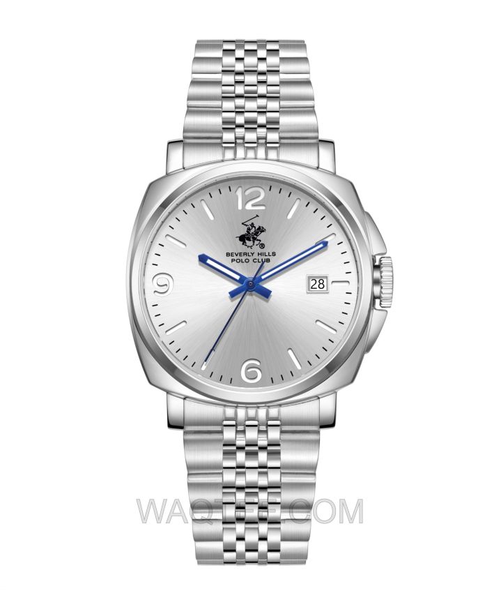 B.H. Polo Club Xeno Silver St. Steel Silver Dial For Men