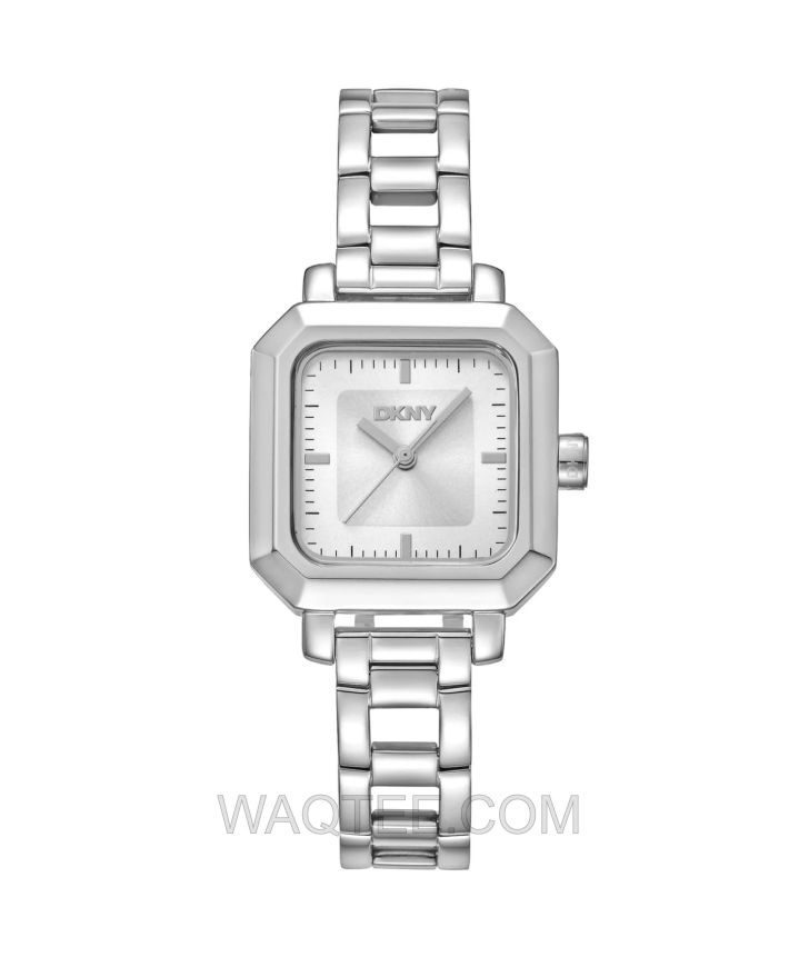 DKNY Maxi Silver St. Steel Silver Dial For Women