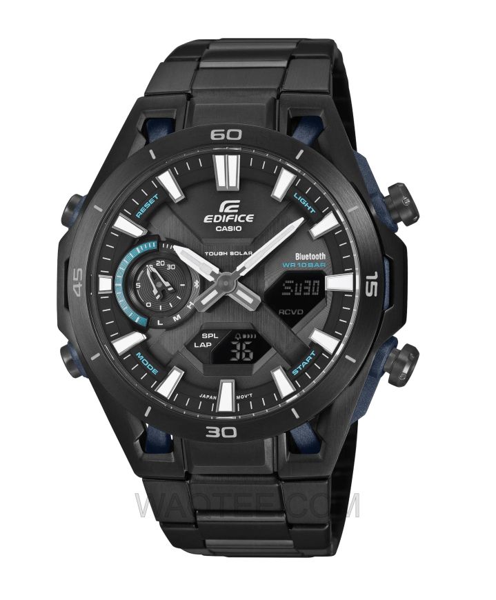 Casio Edifice ECB-2300DC Series Black St. Steel Black Dial For Men 