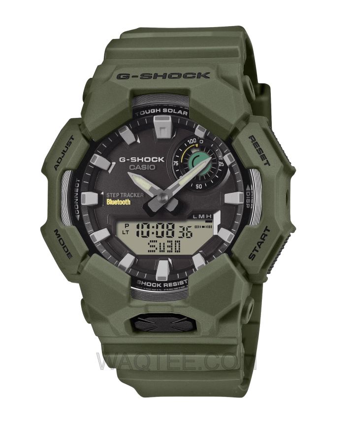 Casio G-Shock GA-B010 Series Army Green Rubber Black Dial For Men