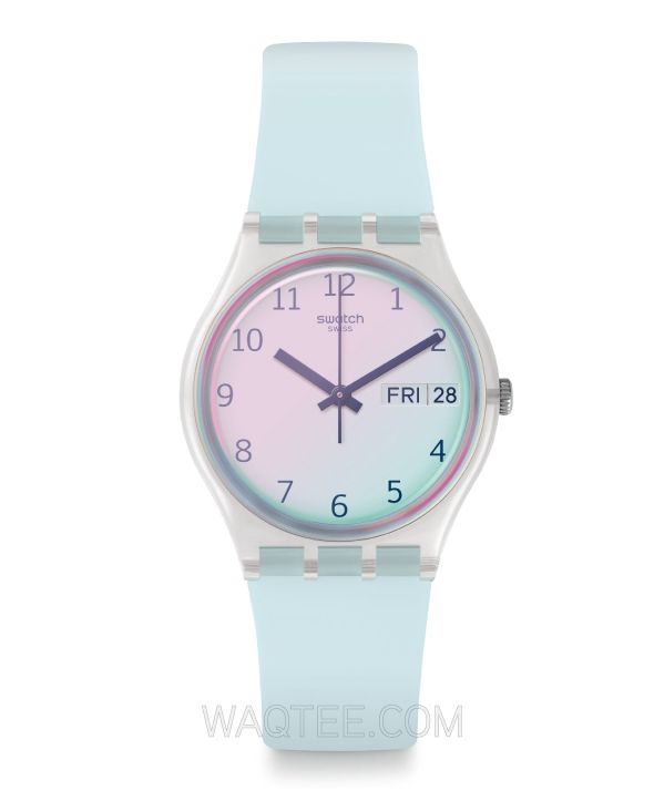 Swatch ULTRACIEL Light Green & White Rubber