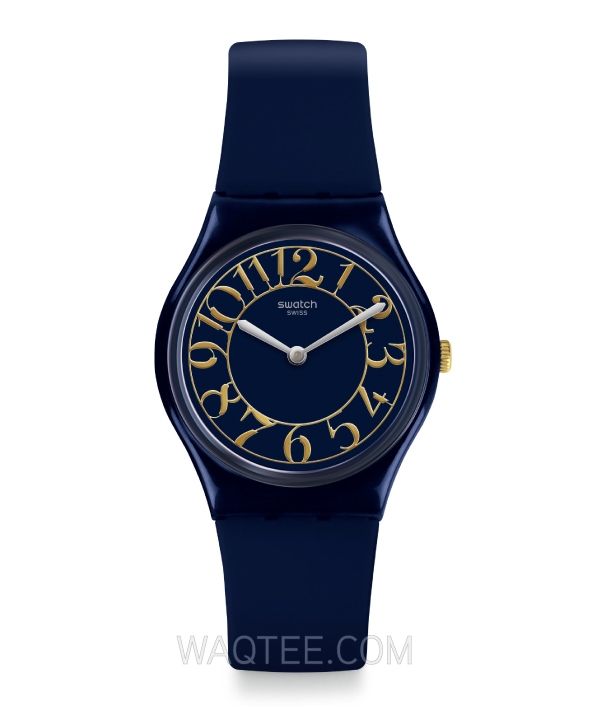 Swatch Back in Time Dark Blue Rubber For Women