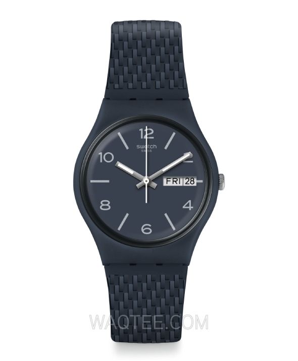Swatch LASERATA Dark Blue Rubber
