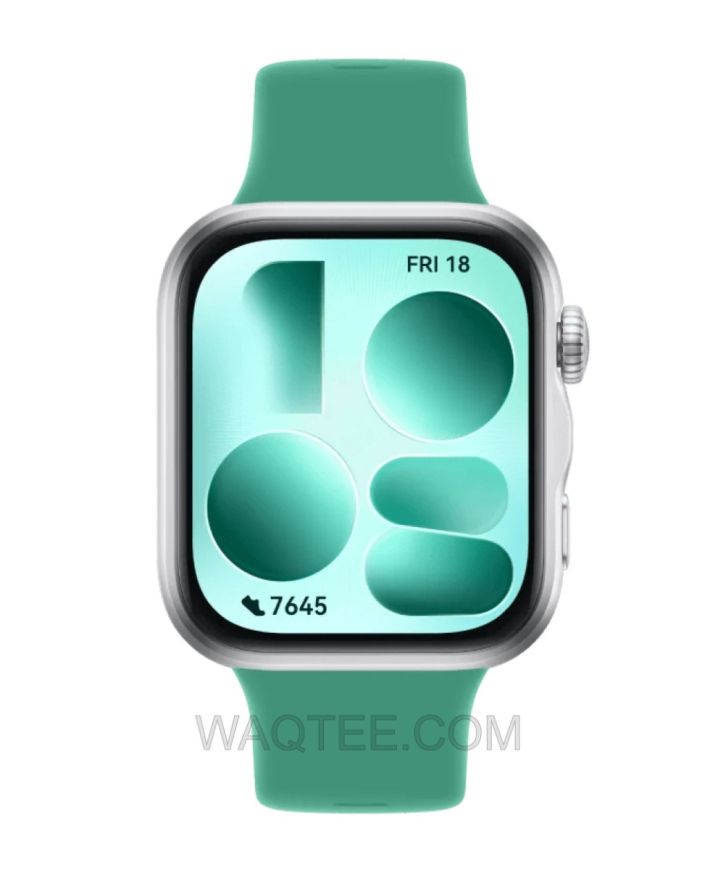 Huawei Watch Fit 5 Bluetooth Calling Aluminum alloy case Green Fluoroelasto Strap Unisex