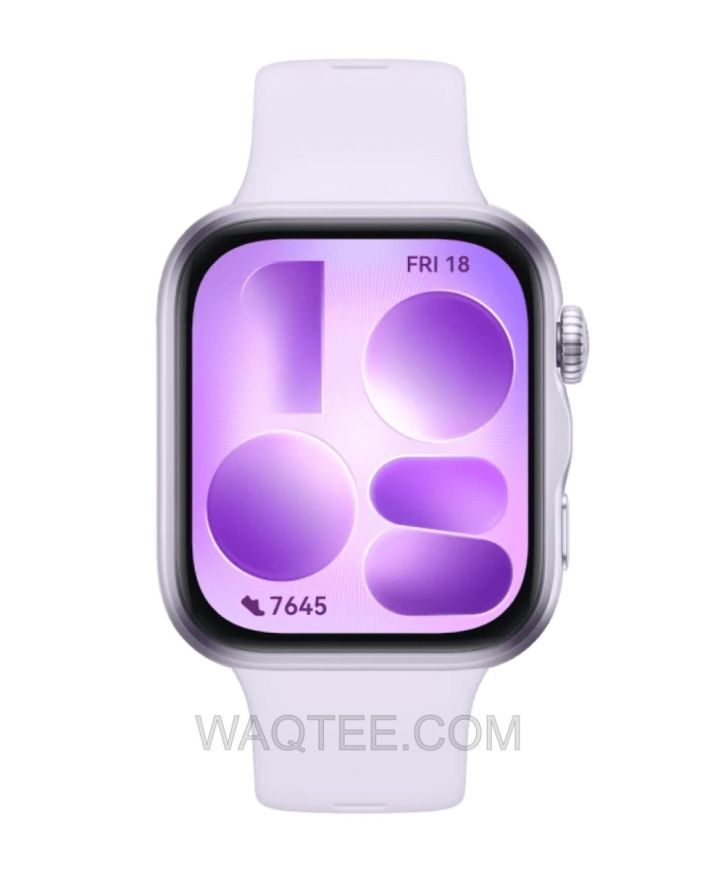 Huawei Watch Fit 5 Bluetooth Calling Aluminum alloy case Purple Fluoroelasto Strap Unisex