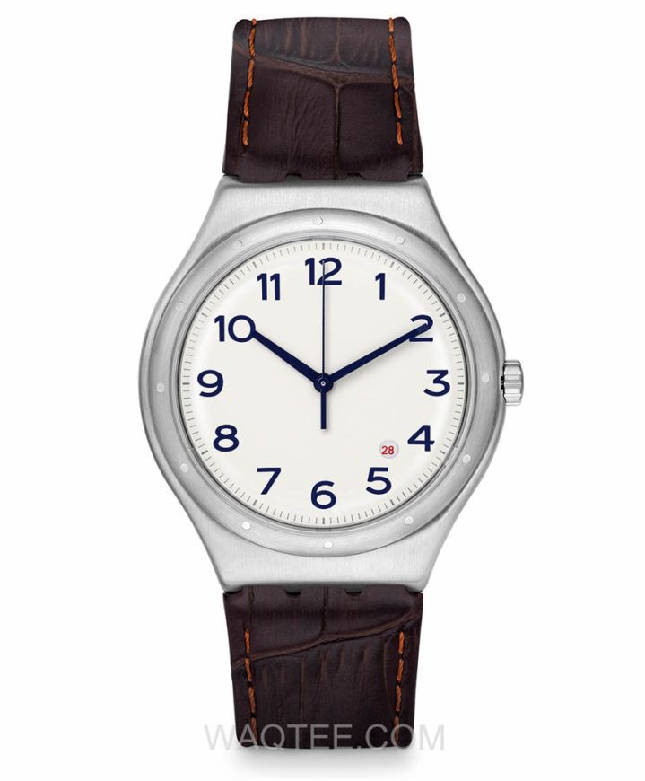 Swatch Irony Four Thirty Brown leather For Men 
