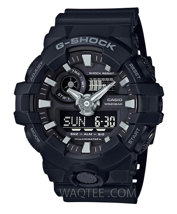 Casio G-Shock Trending  Black with Grey  Dial  For Men 