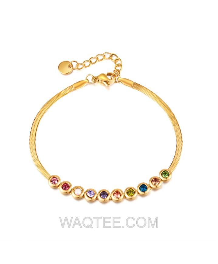 Lee Cooper Aurora Golden St. Steel Bracelet For Women