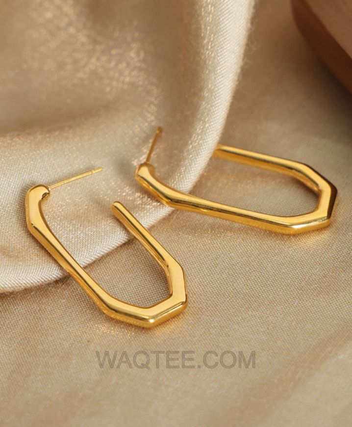 Lee Cooper Celeste Golden St. Steel Earrings For Women