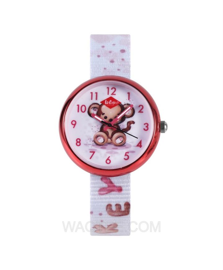 Lee Cooper Kids Little Monkey White Cloth White Dial