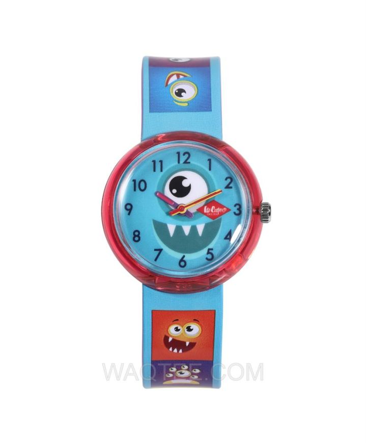 Lee Cooper kids Monsters Blue Rubber Blue Dial