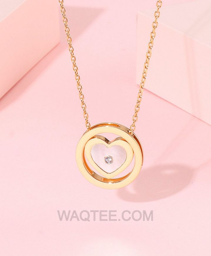 Lee Cooper Auren Golden St. Steel Necklace For Women