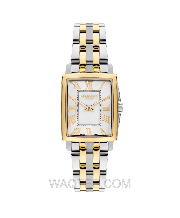 Lee Cooper Melanie Silver & Golden St. Steel White Dial For Women