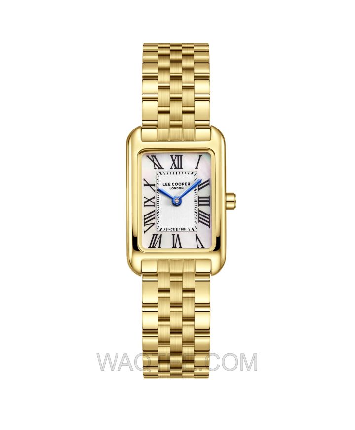 Lee Cooper Misty Golden St. Steel White Dial For Women