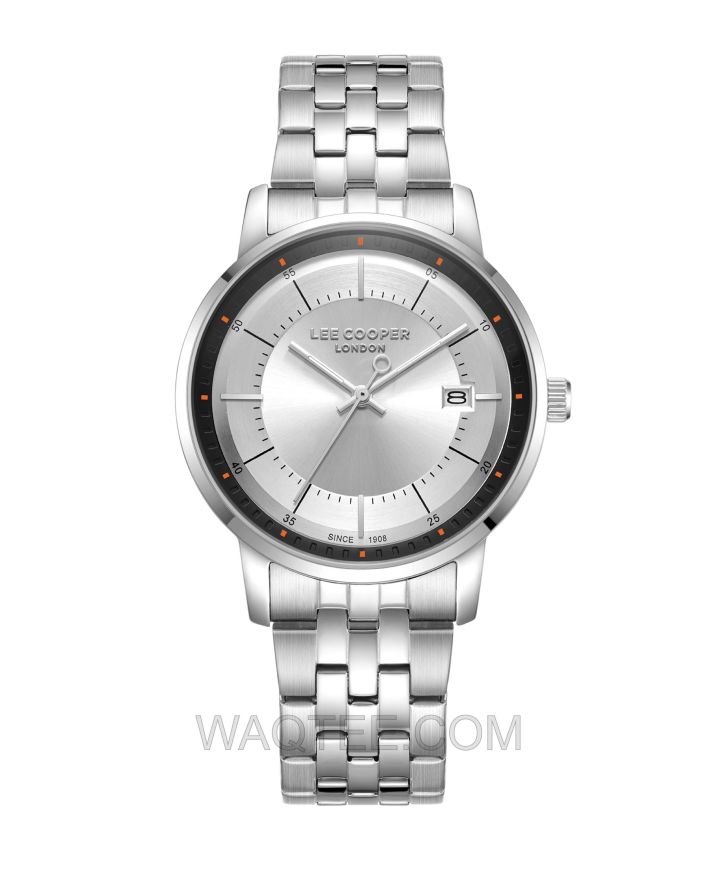 Lee Cooper Ascend Silver St. Steel Silver Dial For Men