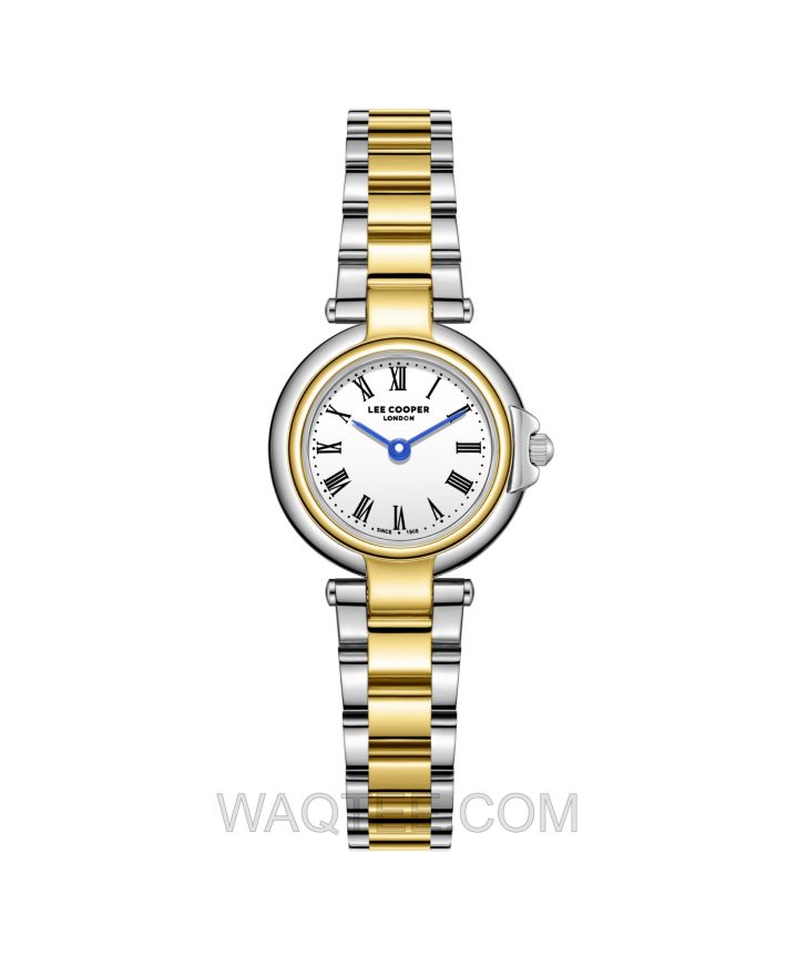 Lee Cooper Aurelia Silver & Golden St. Steel White Dial For Women
