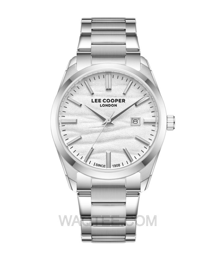 Lee Cooper Breeze Silver St. Steel White Dial For Men