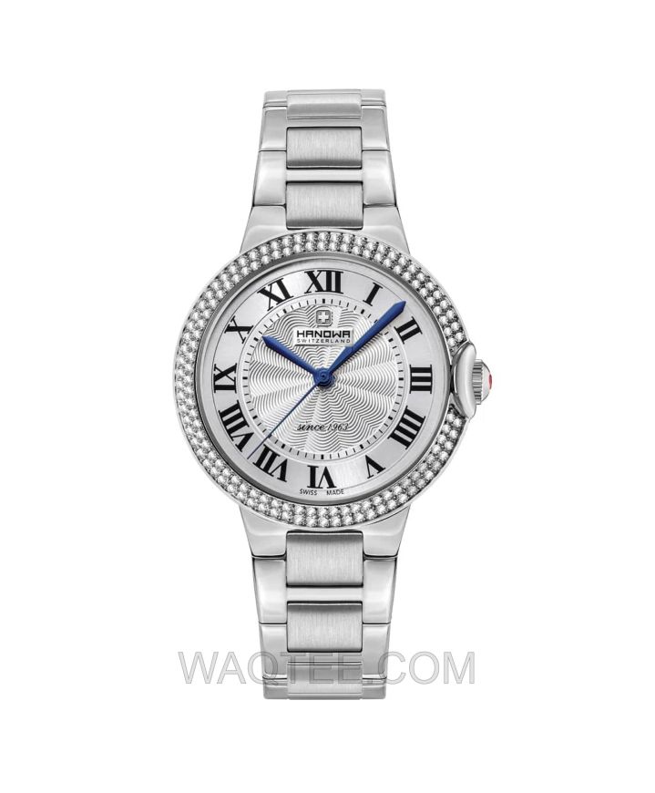 Swiss Military Hanowa Ascona Silver St. Steel Silver Dial For Women