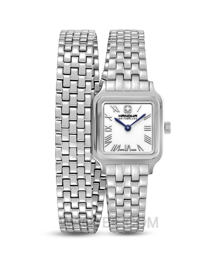 Swiss Military Hanowa Bauma Silver St. Steel White Dial For Women