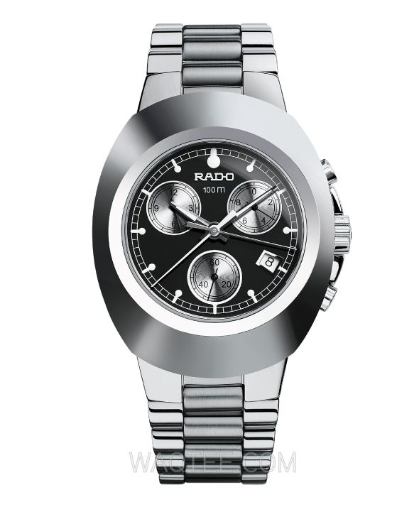 Rado Original Classic Chrono Silver St.Steel Black Dial For Men