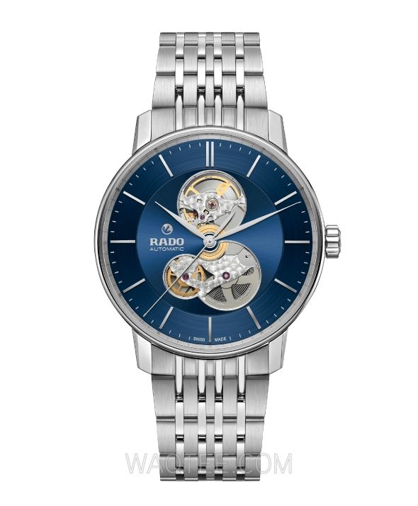 Rado Coupole Classic Open Heart Automatic Silver St.Steel Dark Blue Dial For Men