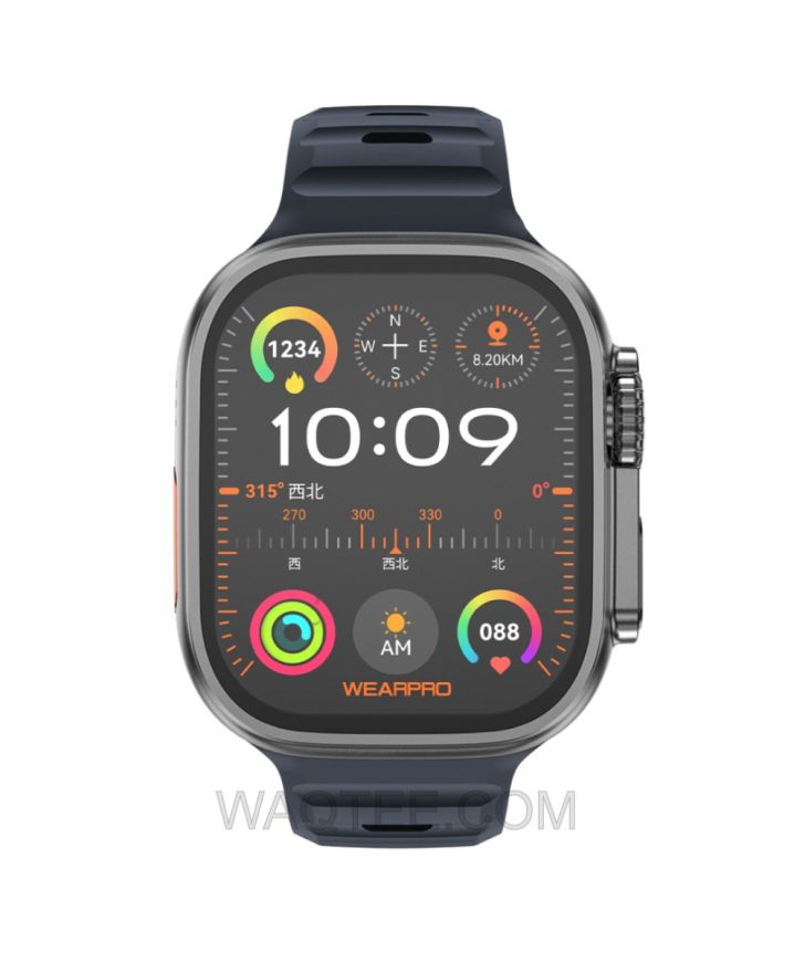 Slazenger Smart Easy Connect Pro Black Case Black Rubber With Extra Red Band