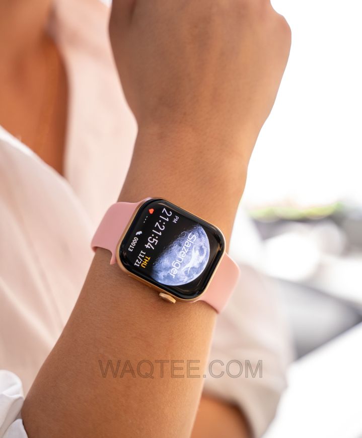 Slazenger Smart Easy Connect Elite Rosegold Case Pink Rubber With Extra Purple Band