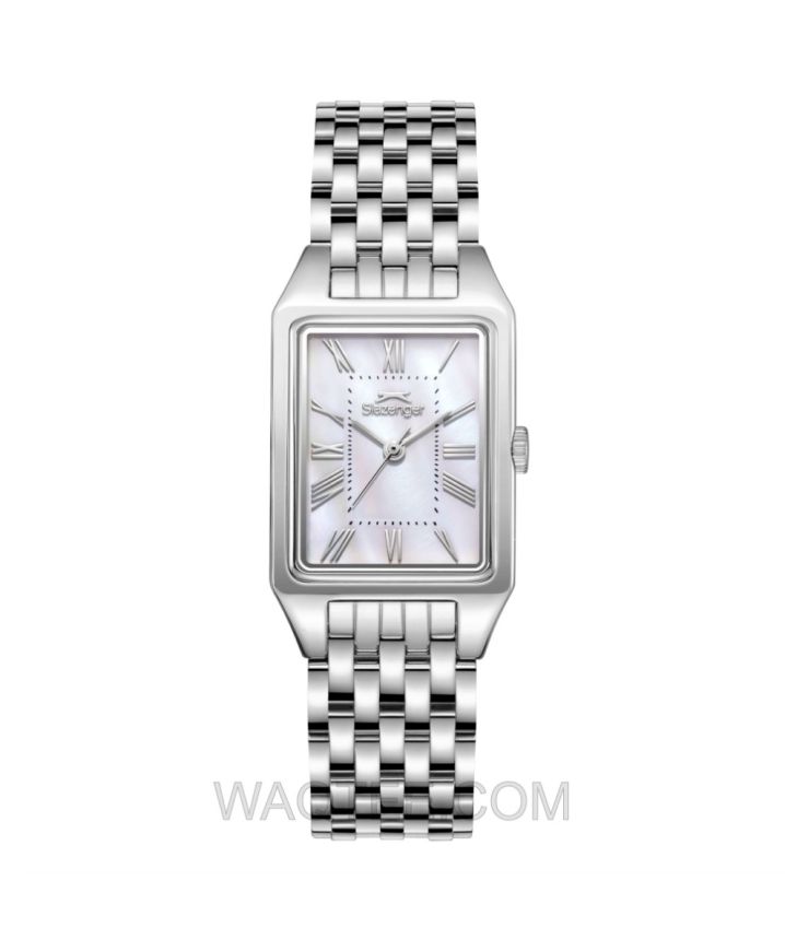 Slazenger Yasmin Silver St. Steel MOP Dial For Women