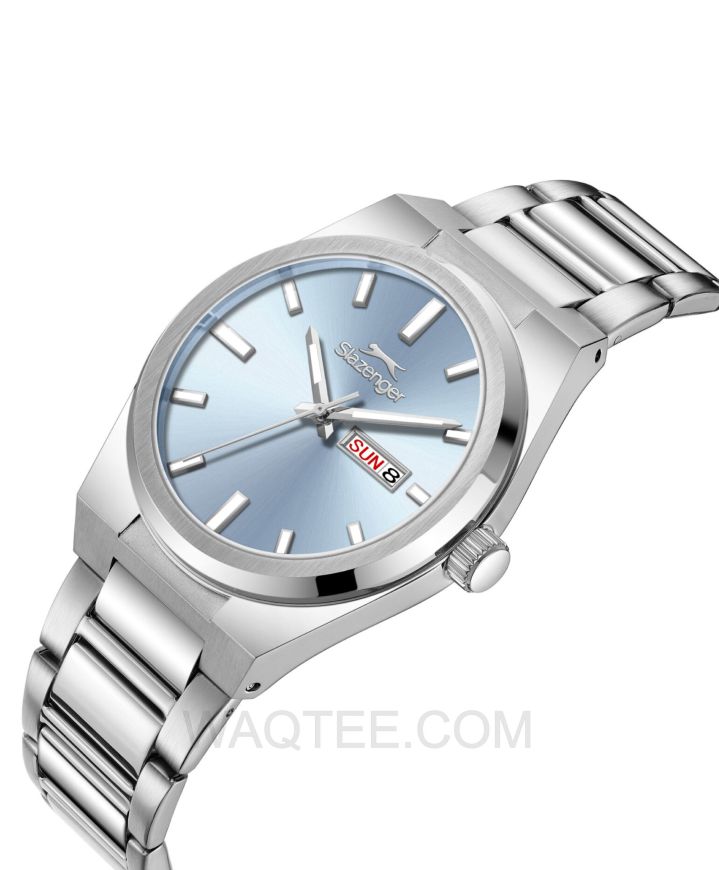Slazenger Blitz Silver St. Steel Blue Dial For Men