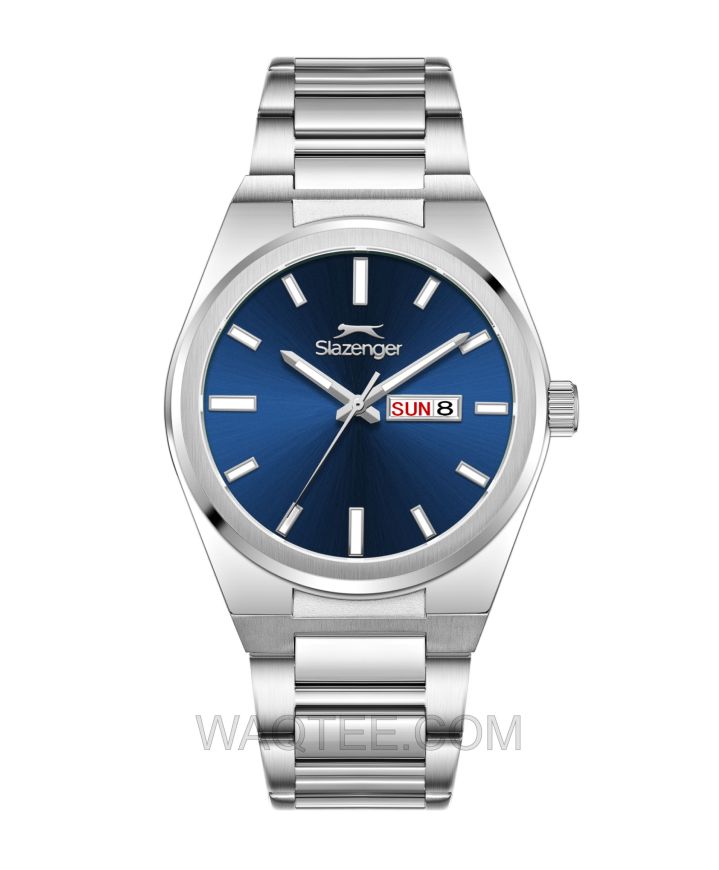 Slazenger Blitz Silver St. Steel Dark Blue Dial For Men
