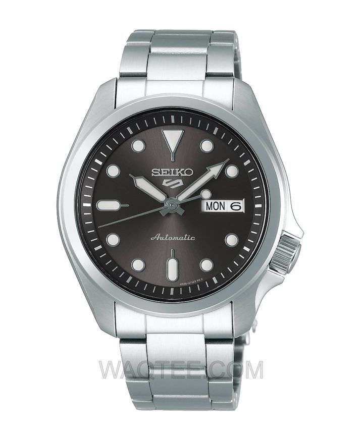 Seiko Sports Automatic Silver St. Steel Black Dial For Men