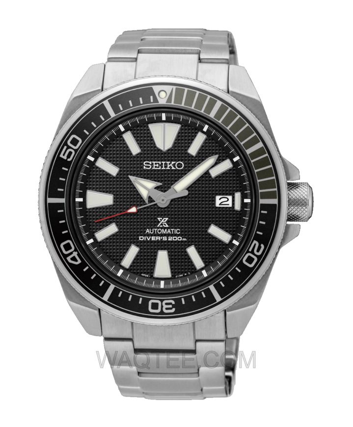 Seiko Prospex Automatic Silver St. Steel Black Dial For Men