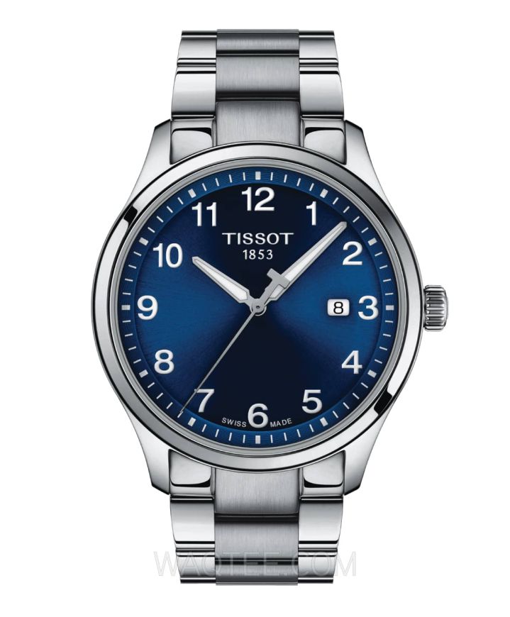 TISSOT XL CLASSIC Silver St.Steel Dark Blue Dial For Men 