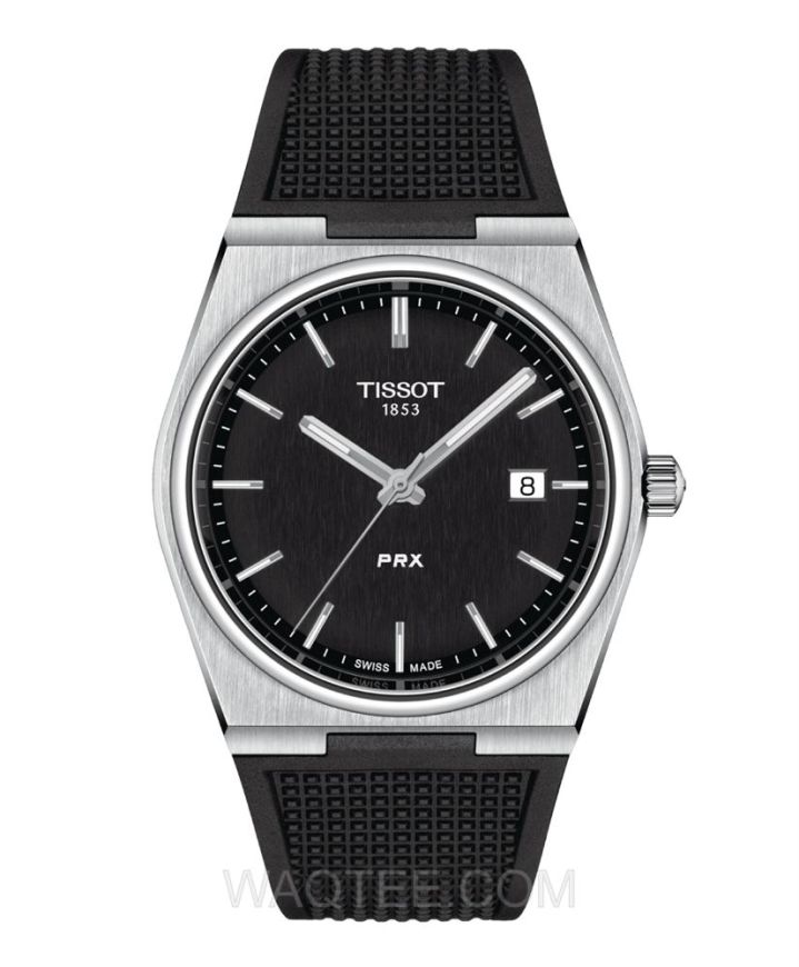 Tissot PRX 40MM Black Rubber Black Dial For Men